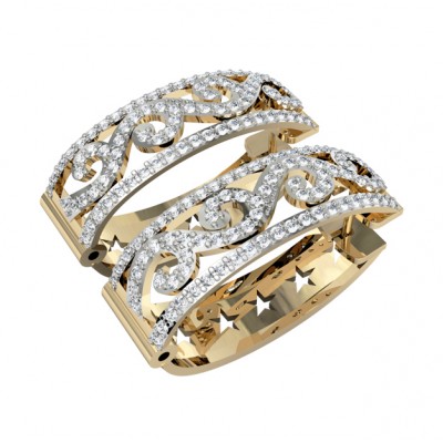 Graceful Half Balis with diamonds